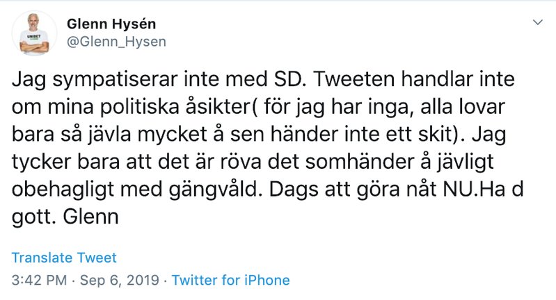 Glenn Hysén Twitter Glenn Hysén Twitter